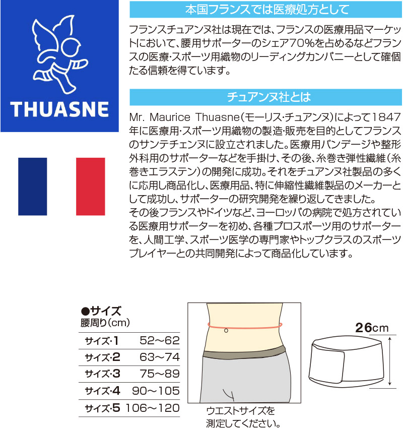 チュアンヌ ダイナクロス 腰サポーター